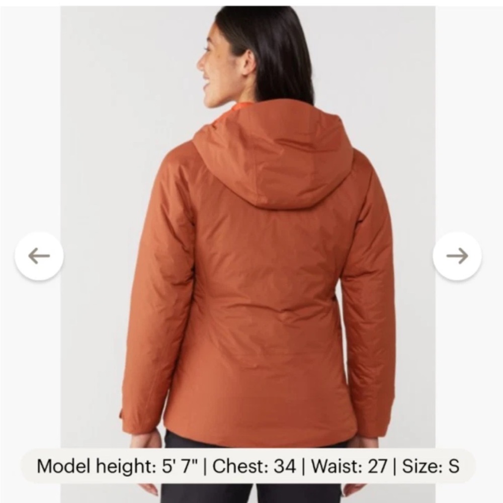 REI Women's Orange Ski Jacket - Picture 3 of 15
